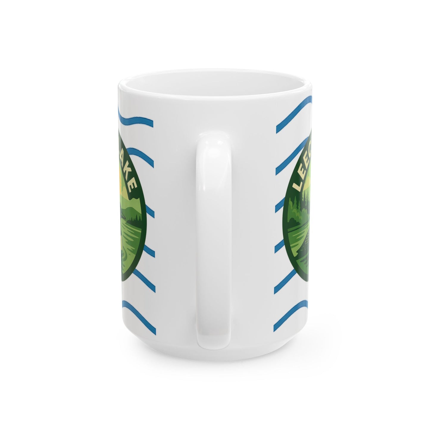 Leech Lake Serene Sunrise Ceramic Mug - Perfect for Coffee Lovers, Gift for Nature Enthusiasts, Beach Lover's Delight, Ocean Vibes, Relaxation