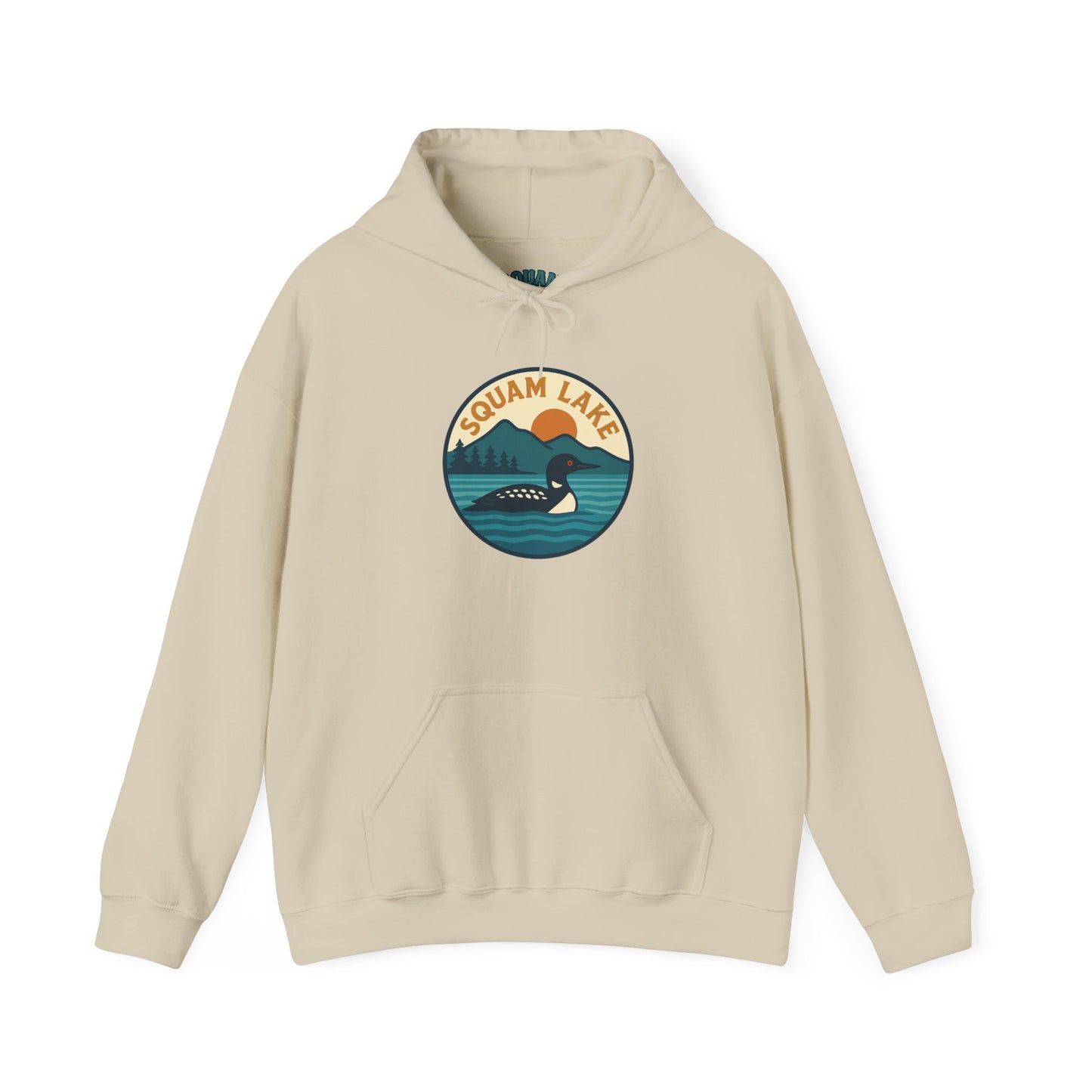 Squam Lake Hoodie, Cozy Casual Wear, Unisex Sweatshirt, Lake Lover Gift, Outdoor Adventure Apparel, Summer Retreat Fashion