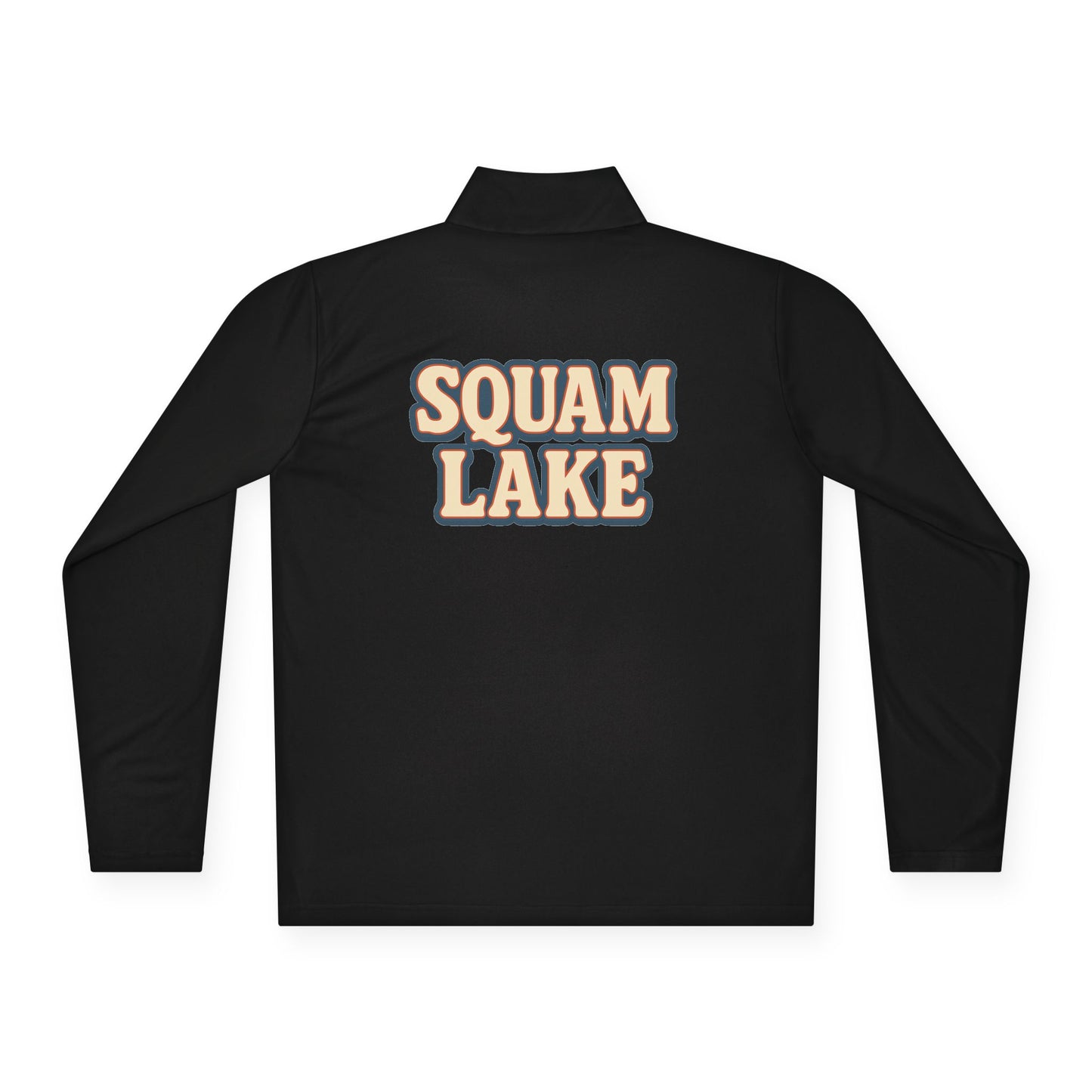 Cozy Unisex Quarter-Zip Pullover, Lake Apparel, Outdoor Gear, Relaxed Fit Layering, Gift for Nature Lovers