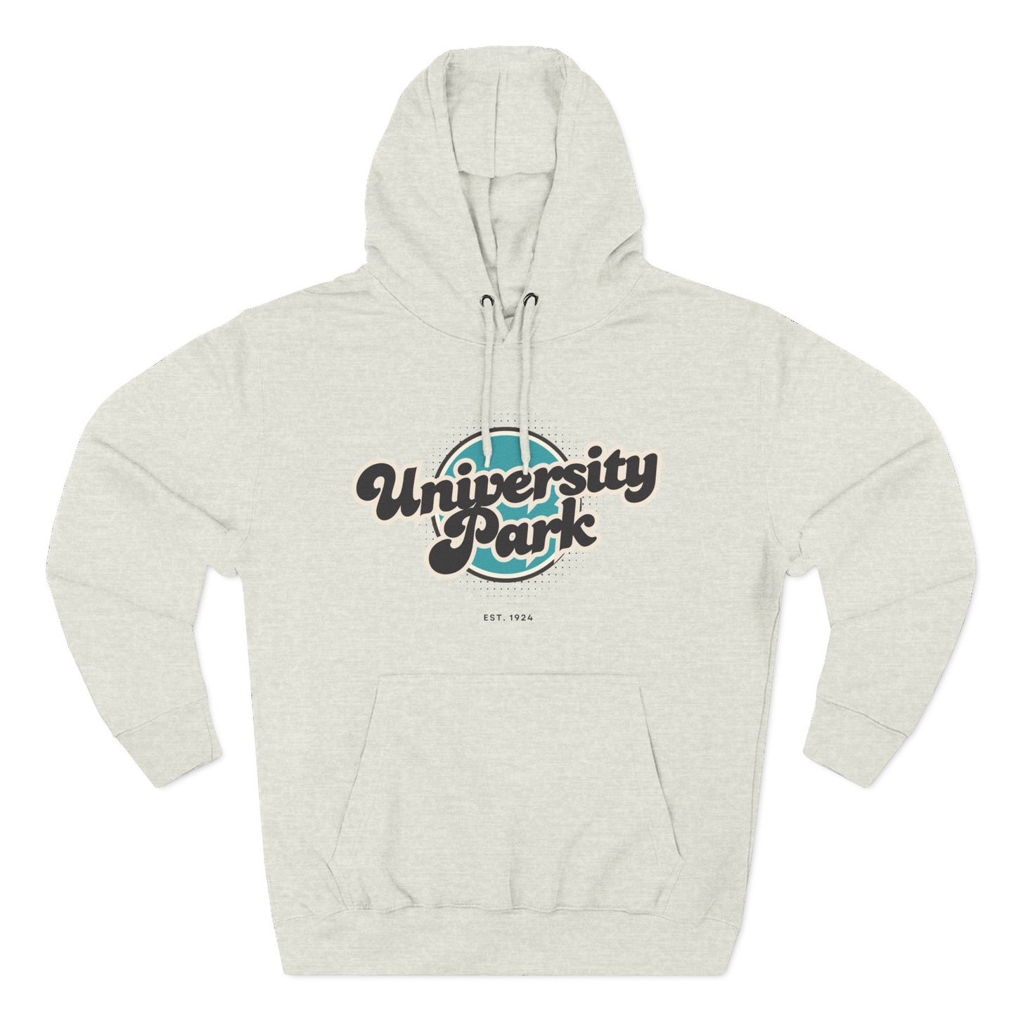 University Park Retro Vibe Hoodie for Casual Days, Streetwear, Unisex Gift, Cozy Layering Apparel