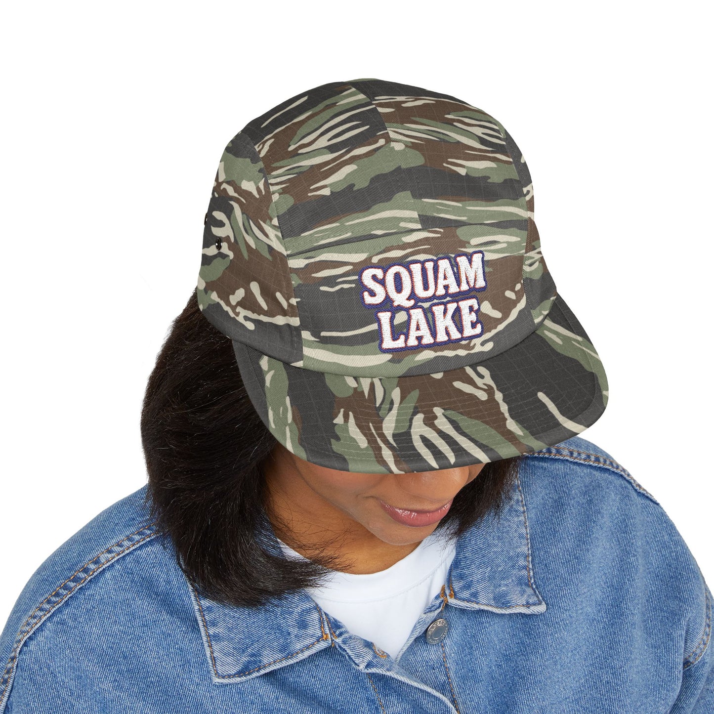 Squam Lake 5 Panel Cap (Embroidery)