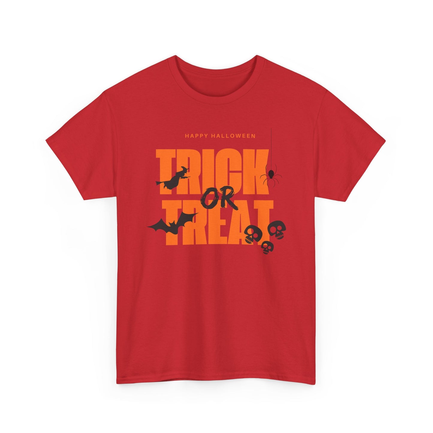 Halloween Unisex Tee, Funny Trick or Treat Shirt, Spooky Halloween Apparel, Unisex Cotton T-Shirt, Halloween Costume Top