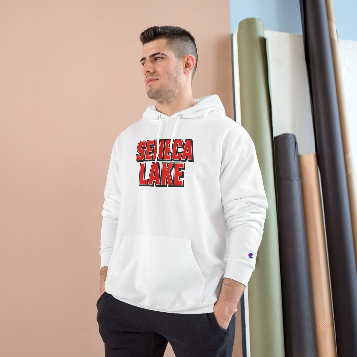 Seneca Lake Cozy Hoodie, Perfect for Outdoor Adventures, Lake Days, Gifts for Nature Lovers, Comfortable Sweatshirt