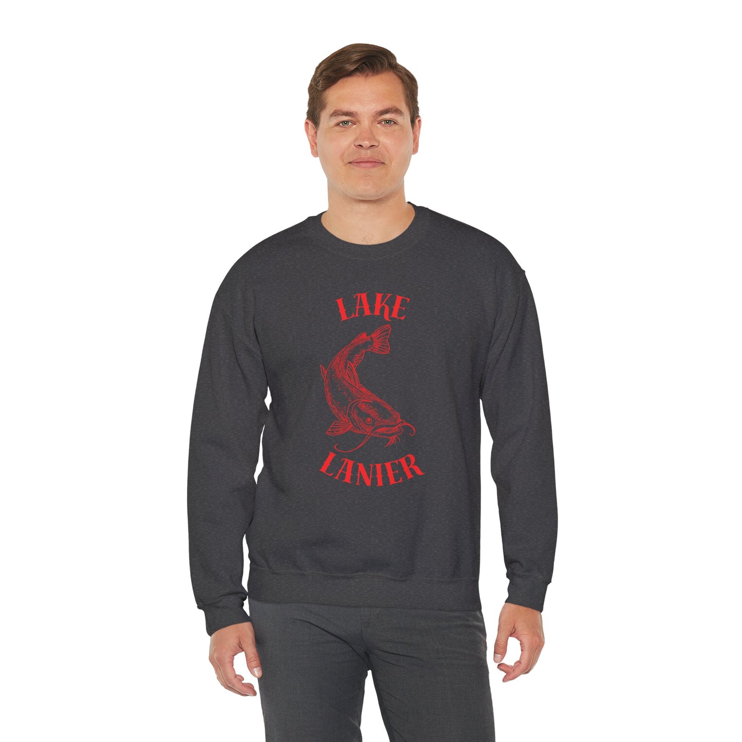 Lake Lanier Sweatshirt | Unisex Heavy Blend™ Crewneck | Perfect for Lake Lovers, Cozy Gift for Outdoors Enthusiasts, Relaxed Style for
