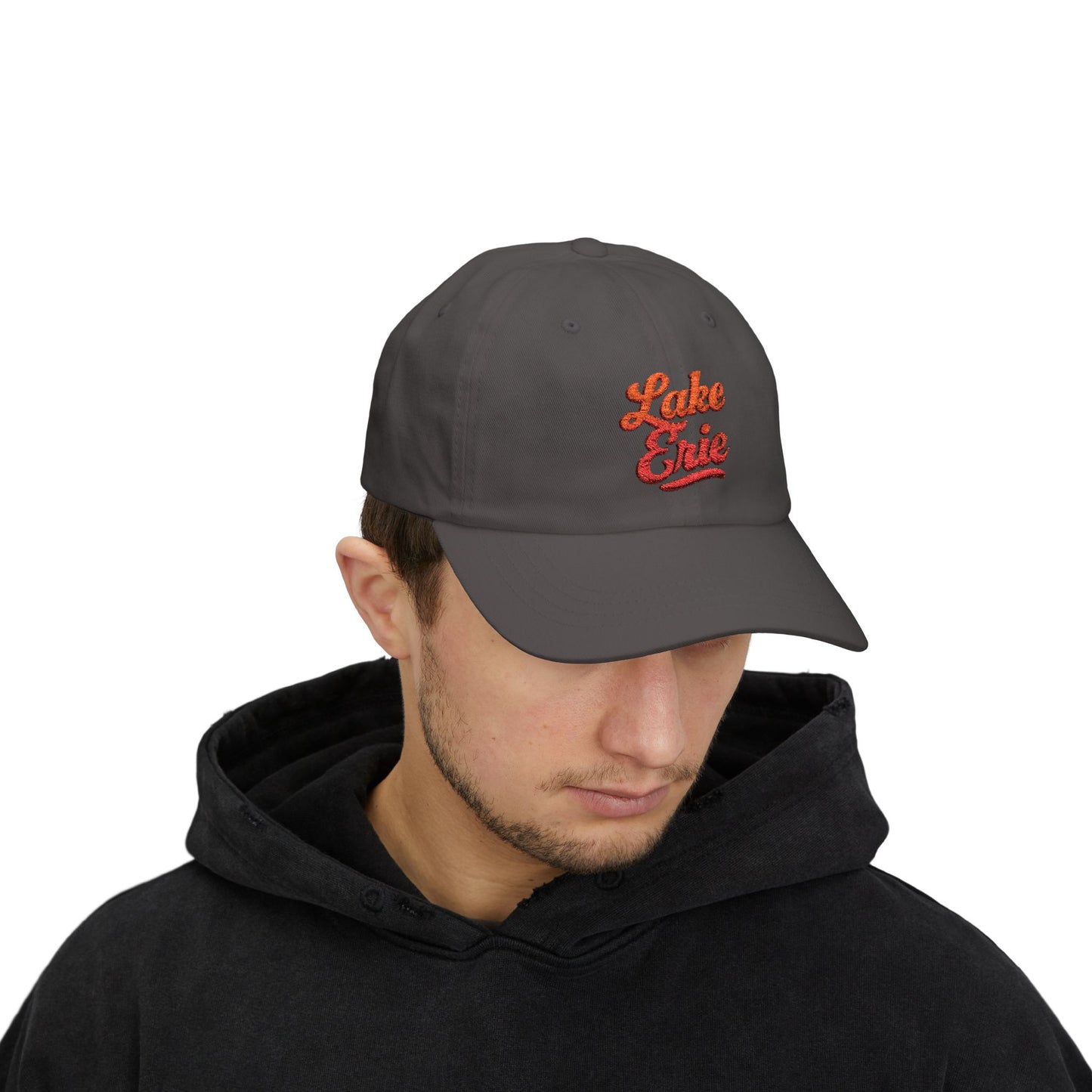 Lake Erie Stylish Dad Cap, Casual Summer Hat, Outdoor Accessory, Gift for Father's Day, Boating Trip Gear, Everyday Wear