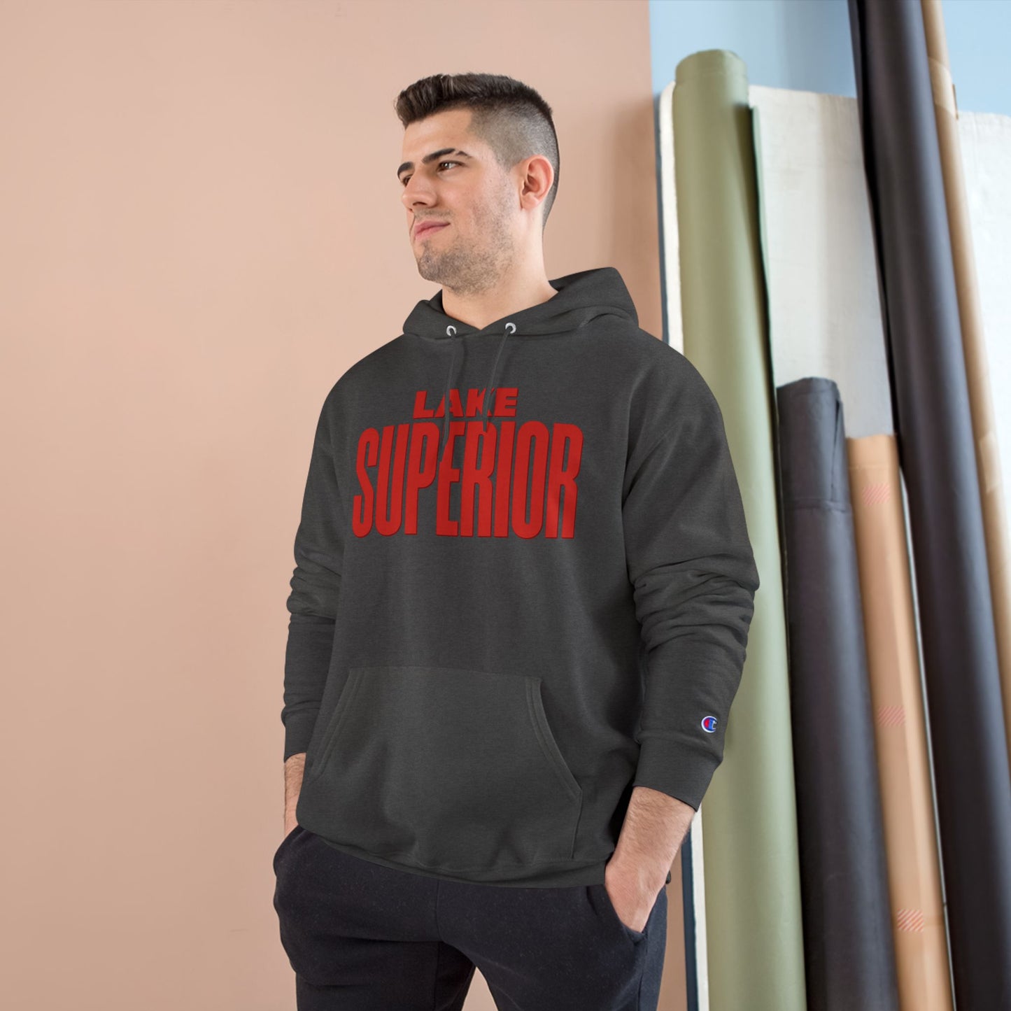 Lake Superior Cozy Hoodie, Perfect for Outdoor Adventures, Lake Days, Gifts for Nature Lovers, Comfortable Sweatshirt