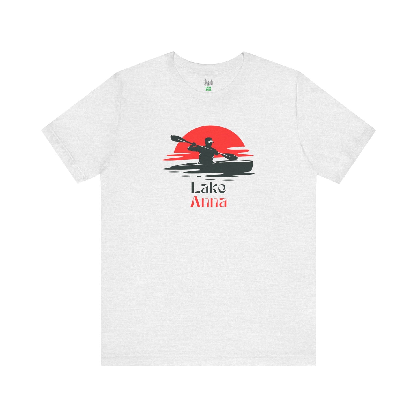 Lake Anna Tee - Kayaking Graphic Unisex Jersey Short Sleeve Shirt, Outdoor Adventure Gift, Summer Vibes, Lake Lover Apparel