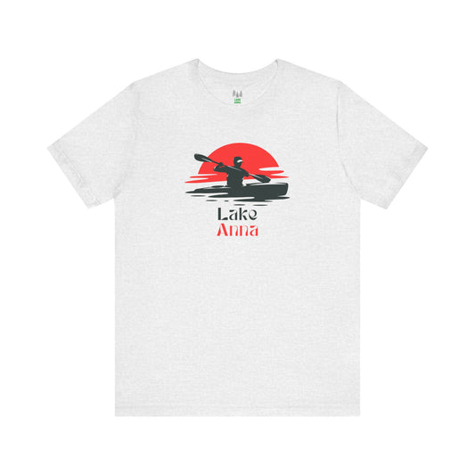 Lake Anna Tee - Kayaking Graphic Unisex Jersey Short Sleeve Shirt, Outdoor Adventure Gift, Summer Vibes, Lake Lover Apparel
