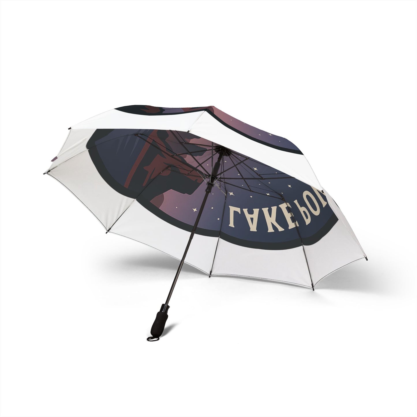 Lake Powell Semi-Automatic Foldable Umbrella, Travel Umbrella, Outdoor Gear, Gifts for Nature Lovers, Rainy Day Essential