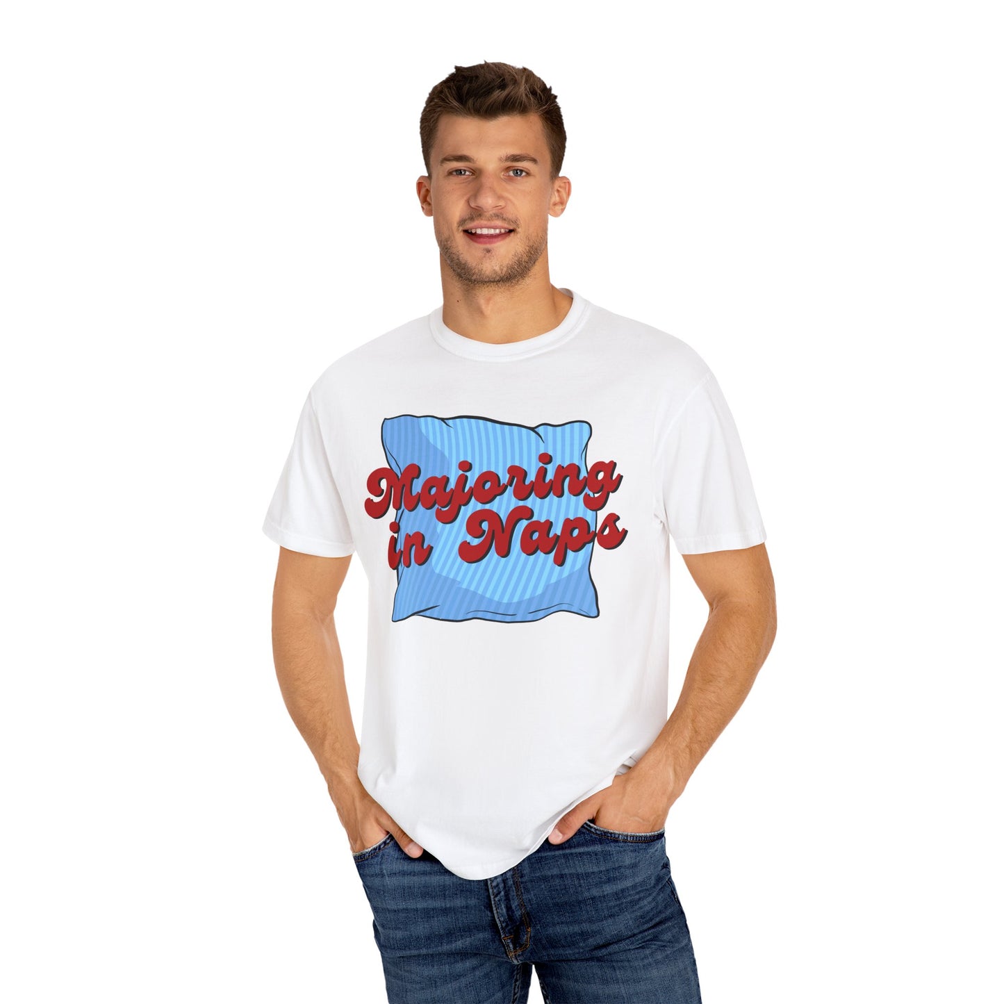 Majoring In Naps T-Shirt, Fun Sleep Shirt, Gift for Nap Lovers, Relaxation Tee, Casual Lounge Wear