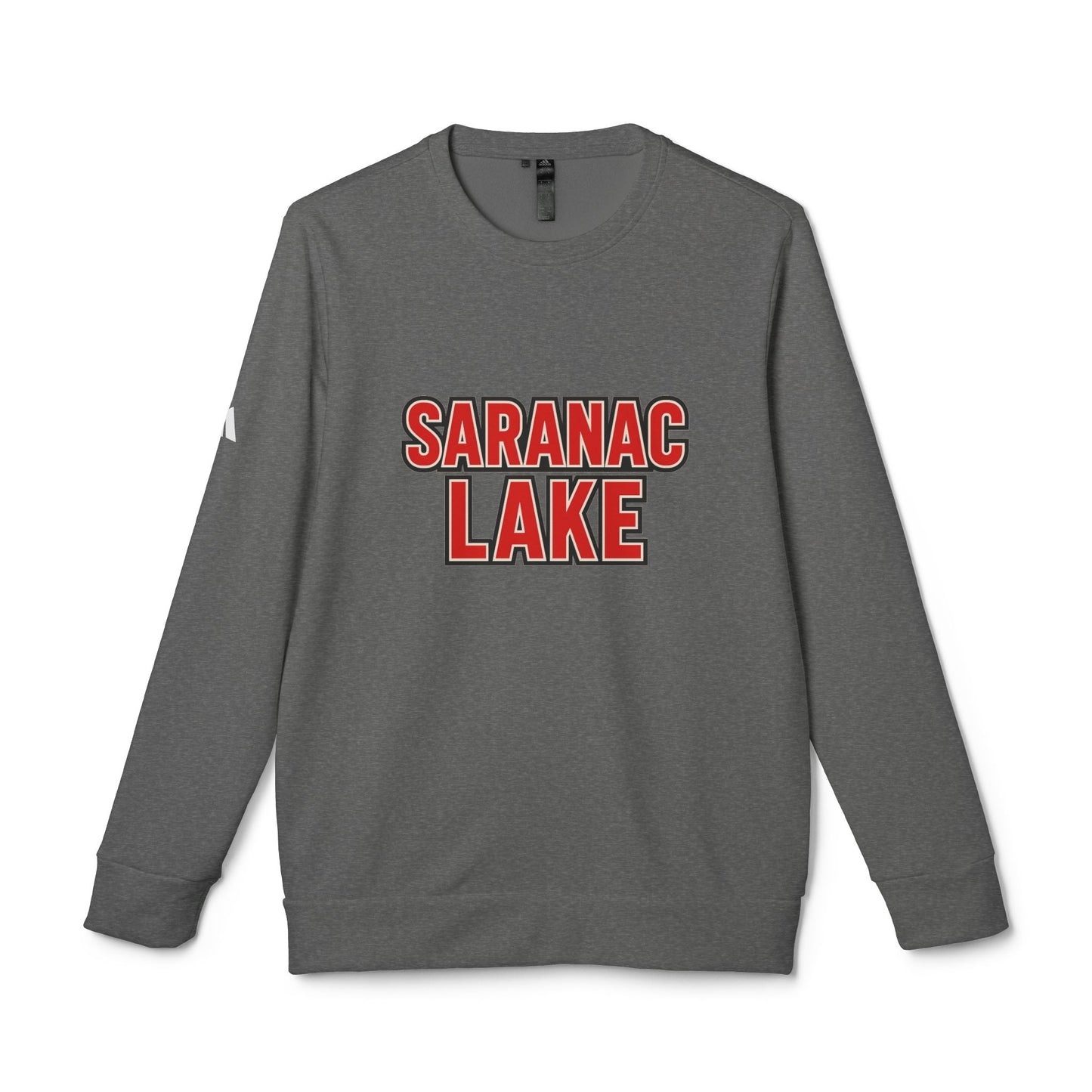 Saranac Lake Adidas Unisex Fleece Crewneck Sweatshirt