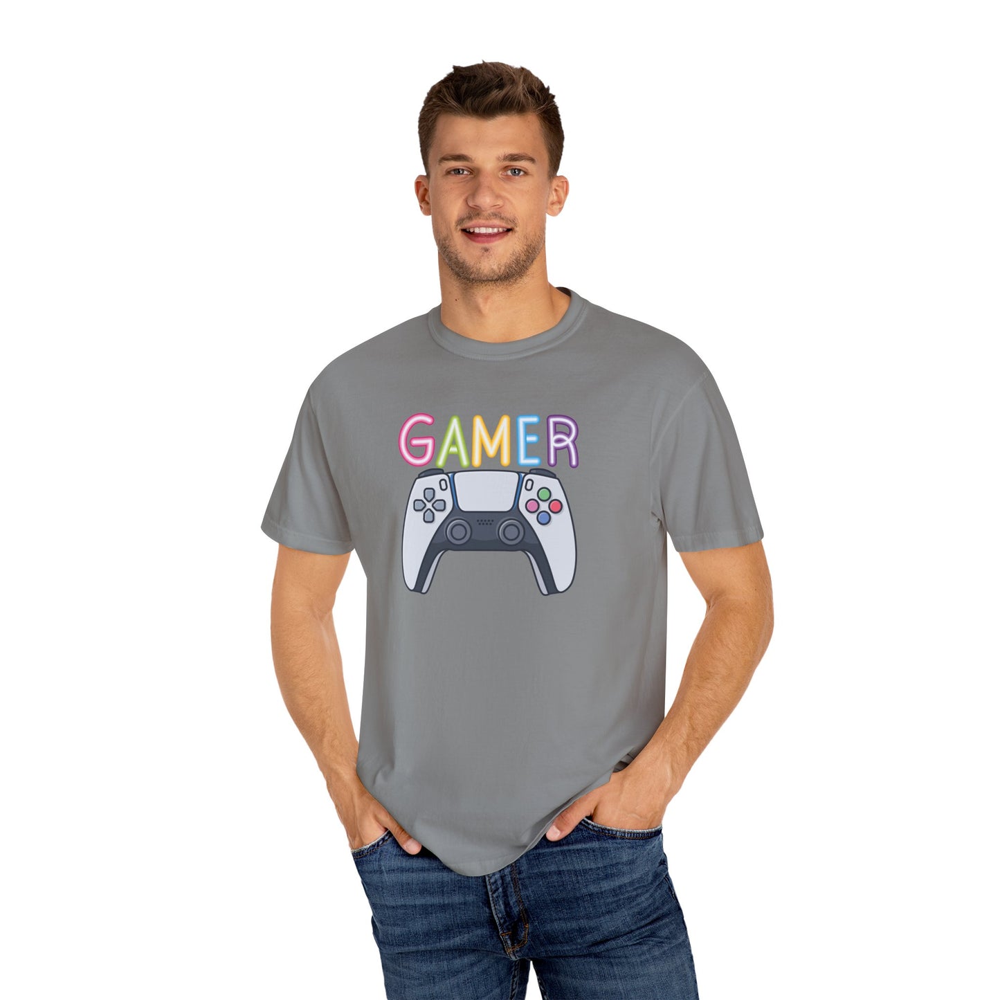 Gamer Controller Unisex Garment-Dyed T-shirt