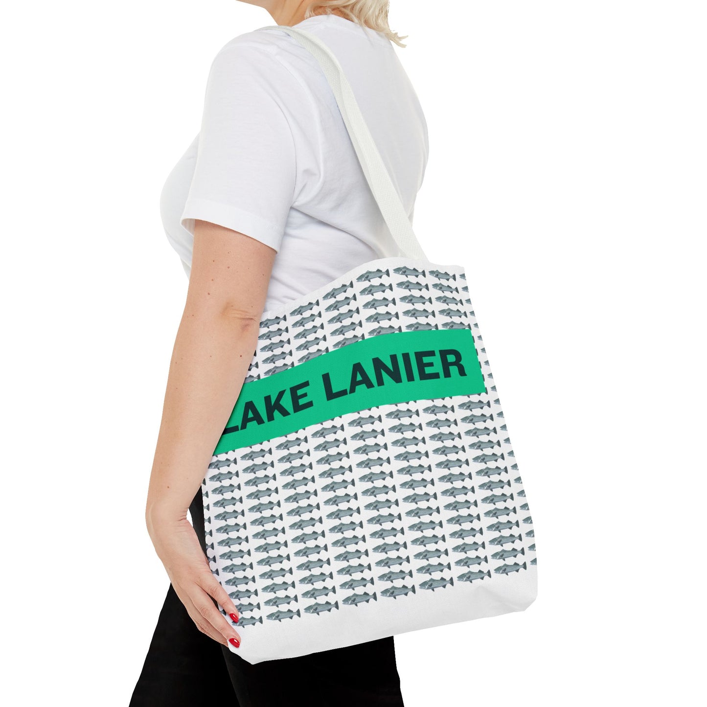 Lake Lanier Tote Bag | Stylish Beach Bag for Summer Outings, Lake Days, Eco-Friendly Shopping, Travel Tote