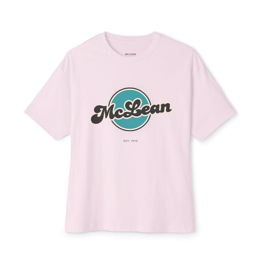 McLean Retro Oversized Tee, Unisex T-Shirt, Casual Fashion Top, Vintage Graphic Shirt, Perfect Gift for Any Occasion