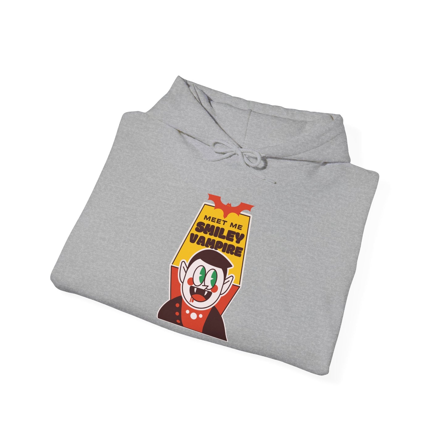 Colorful Vampire-Themed Unisex Hoodie, Perfect for Halloween, Cozy Casual Wear, Birthday Gift, Statement Piece, Fun Design