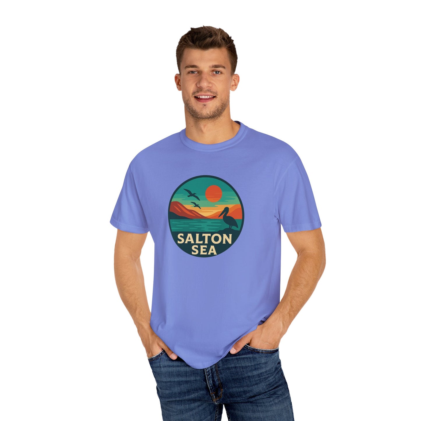 Salton Sea Unisex T-Shirt, Casual Graphic Tee, Nature Lover Gift, Outdoor Adventure Shirt, Vacation Souvenir, Summer Wear