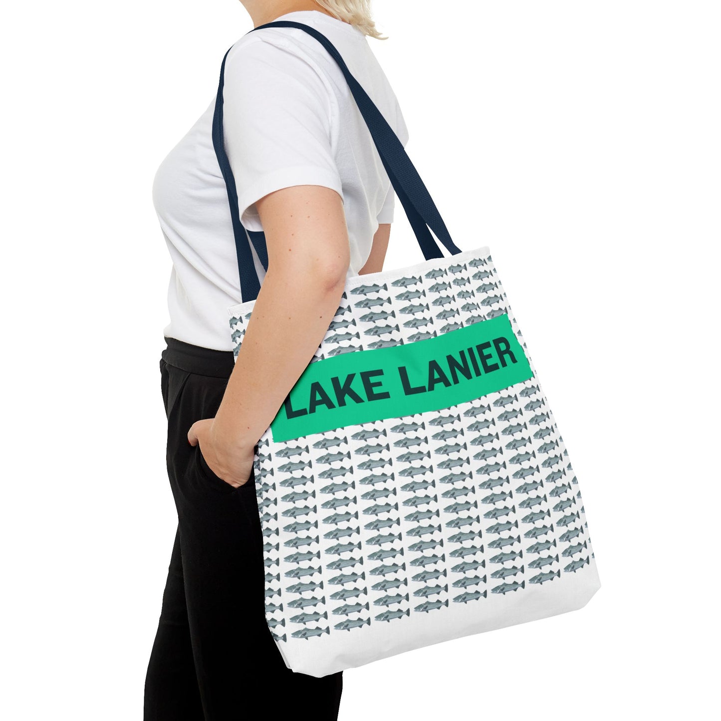 Lake Lanier Tote Bag | Stylish Beach Bag for Summer Outings, Lake Days, Eco-Friendly Shopping, Travel Tote