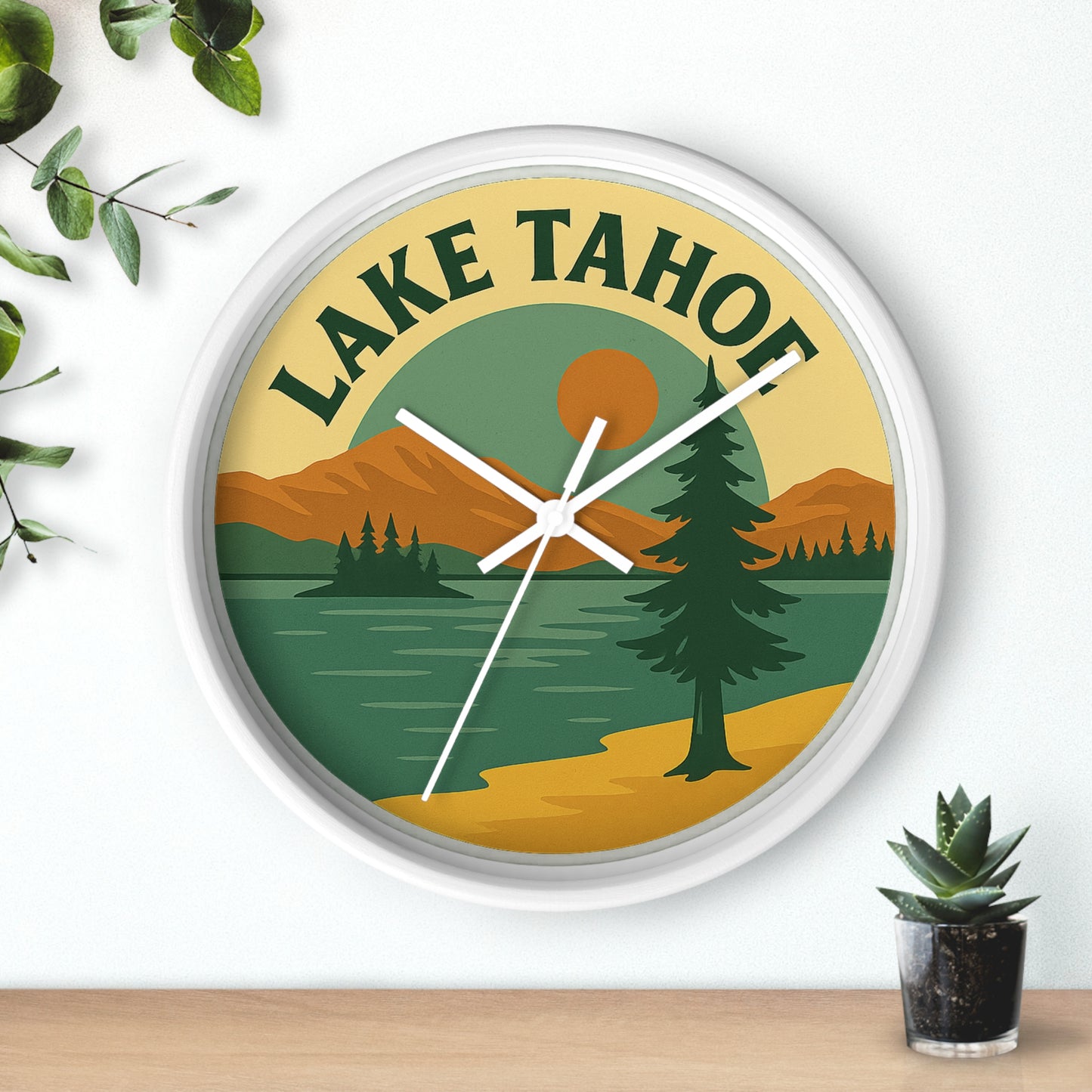 Lake Tahoe Wall Clock