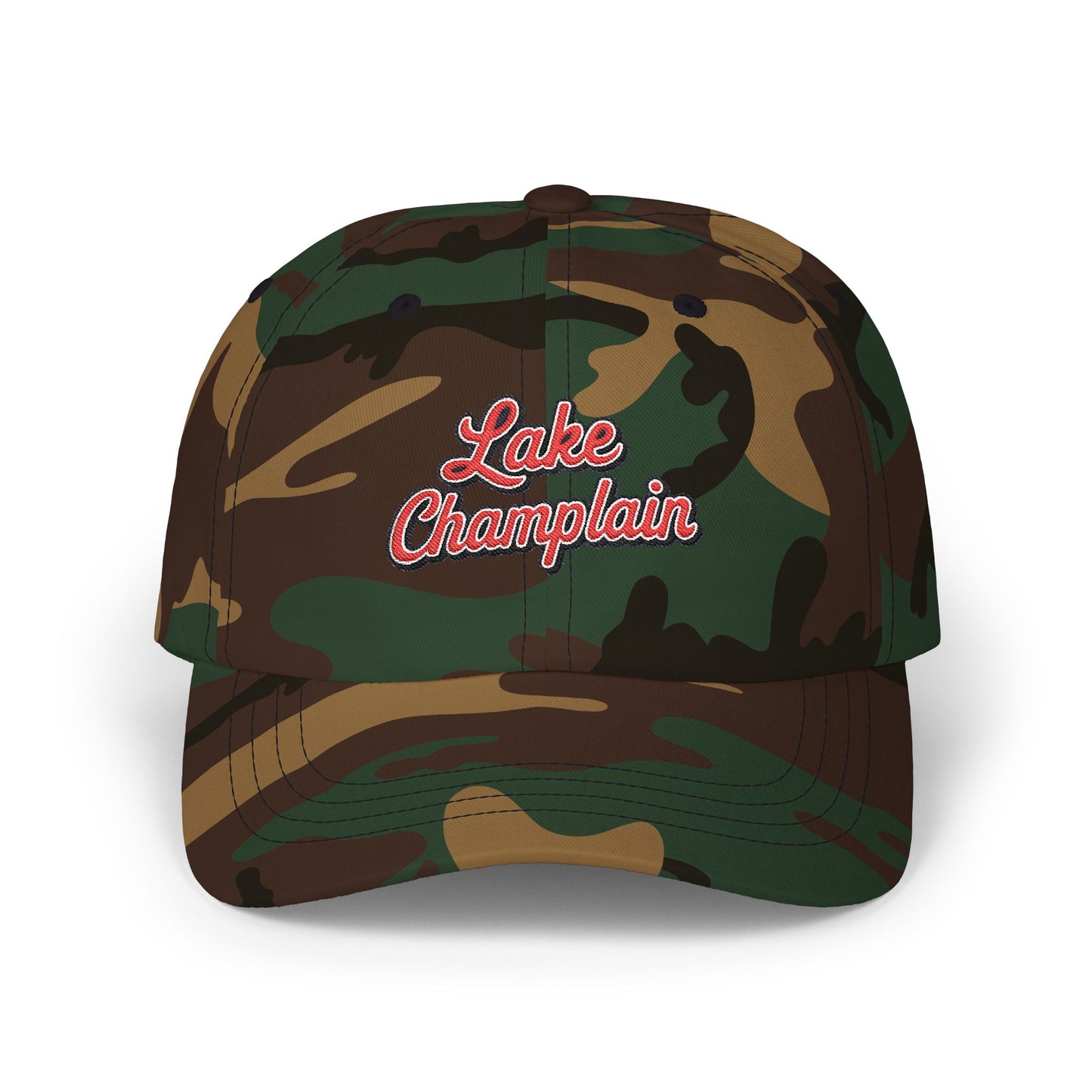 Lake Champlain Stylish Dad Cap, Casual Summer Hat, Outdoor Accessory, Gift for Father's Day, Boating Trip Gear, Everyday Wear