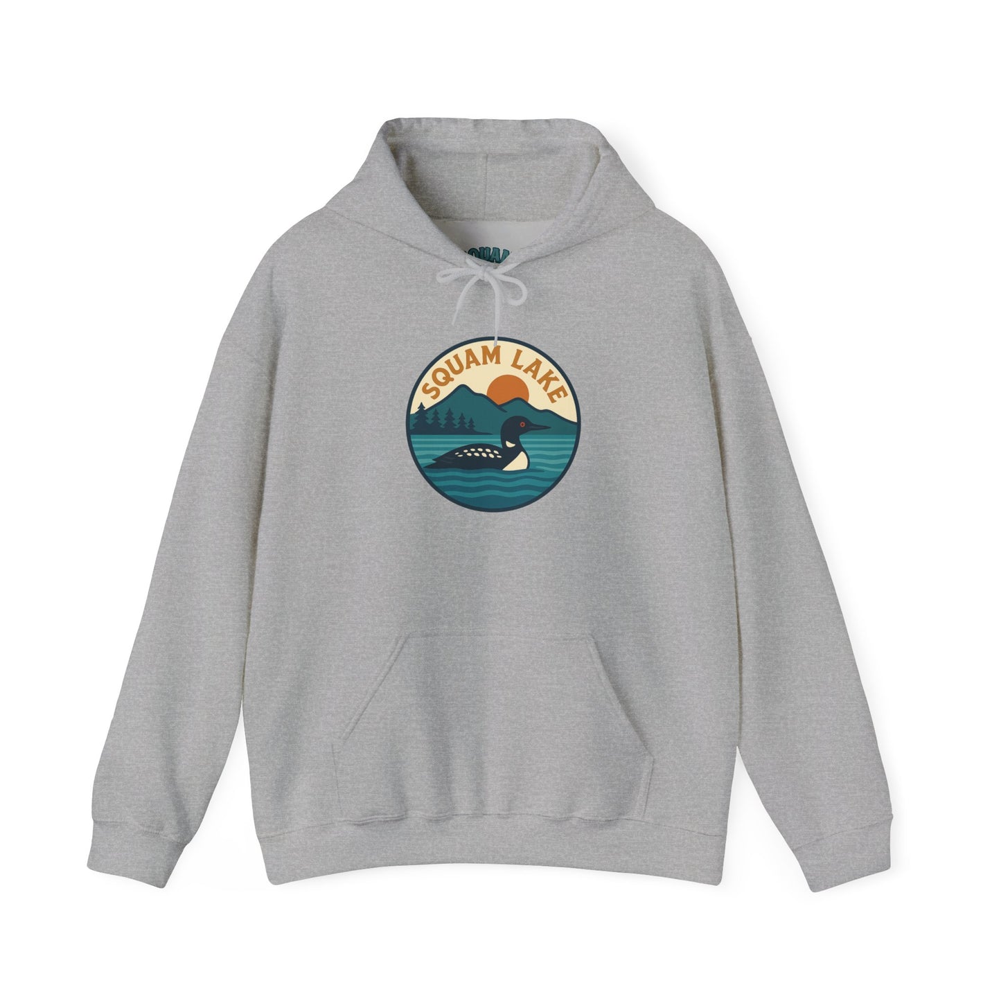 Squam Lake Hoodie, Cozy Casual Wear, Unisex Sweatshirt, Lake Lover Gift, Outdoor Adventure Apparel, Summer Retreat Fashion