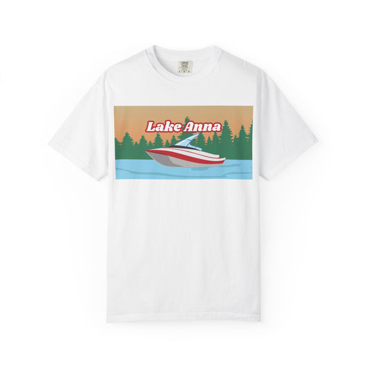 Lake Anna Relaxed Unisex T-Shirt, Summer Vibes Tee, Outdoor Adventure Shirt, Lake Life Apparel, Gift for Nature Lovers, Vacation Wear