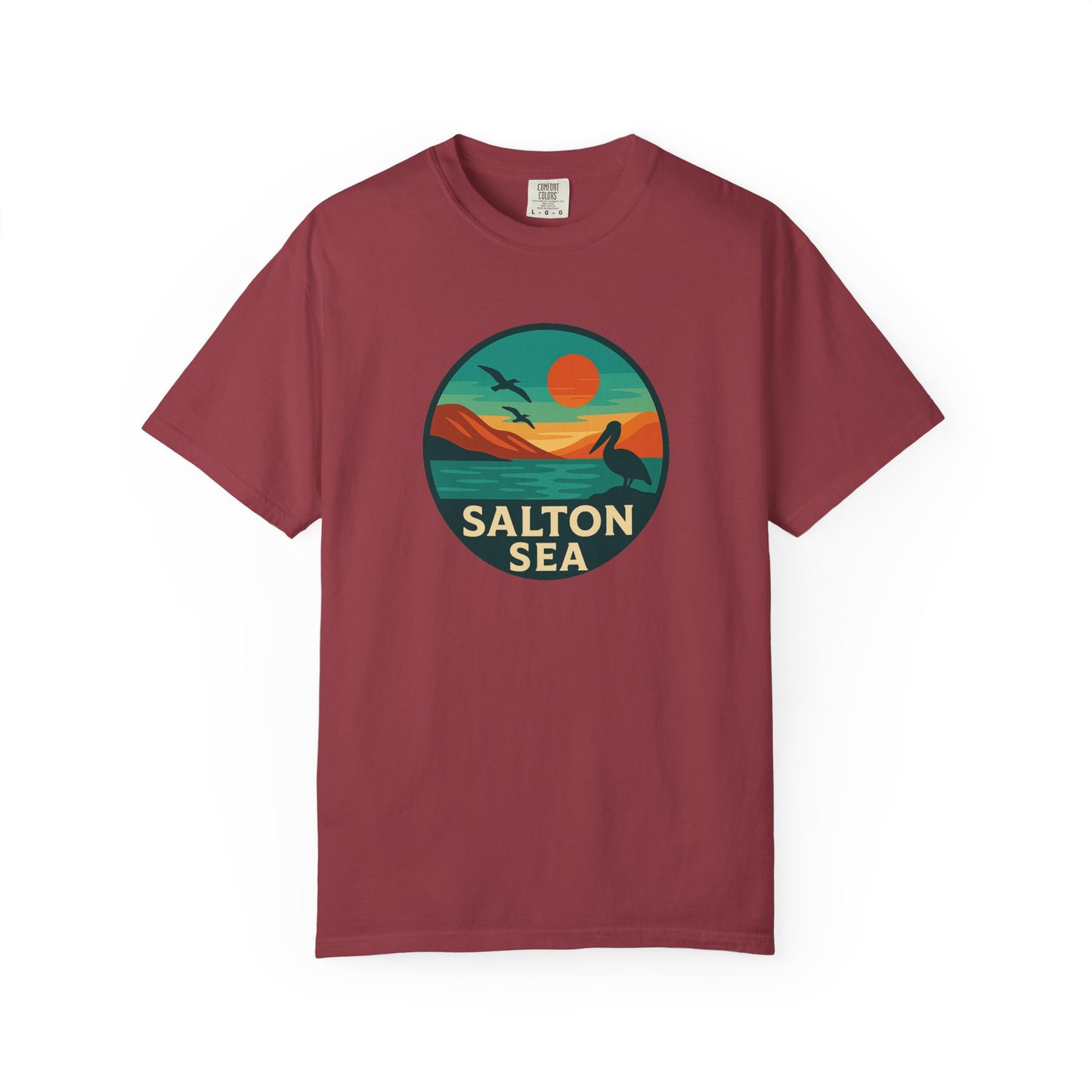 Salton Sea Unisex T-Shirt, Casual Graphic Tee, Nature Lover Gift, Outdoor Adventure Shirt, Vacation Souvenir, Summer Wear