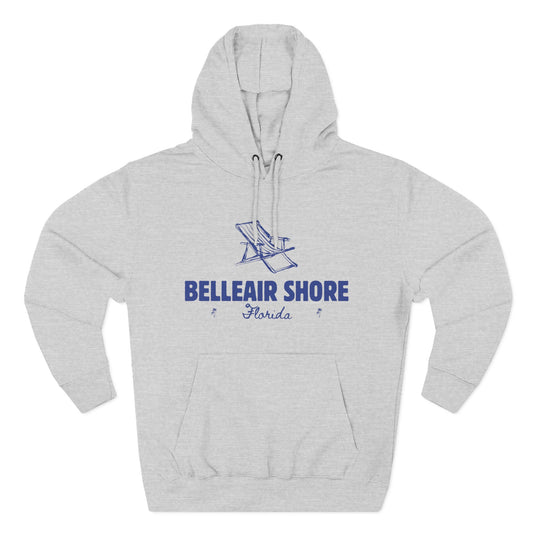 Belleair Shore Inspired Fleece Hoodie, Casual Wear, Relaxation, Gift for Autumn Lovers, Travel Essential