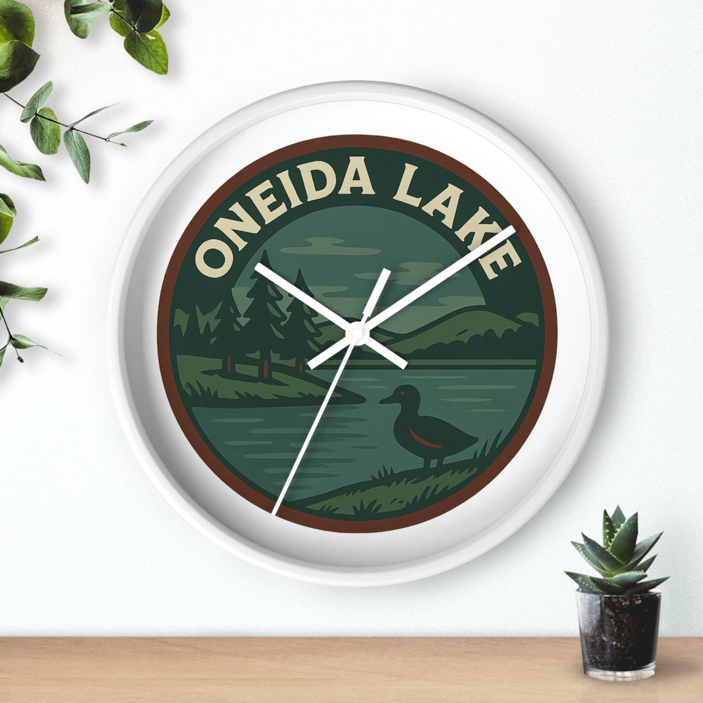 Oneida Lake Wall Clock