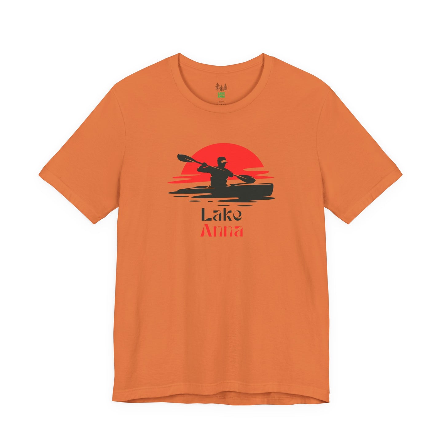 Lake Anna Tee - Kayaking Graphic Unisex Jersey Short Sleeve Shirt, Outdoor Adventure Gift, Summer Vibes, Lake Lover Apparel