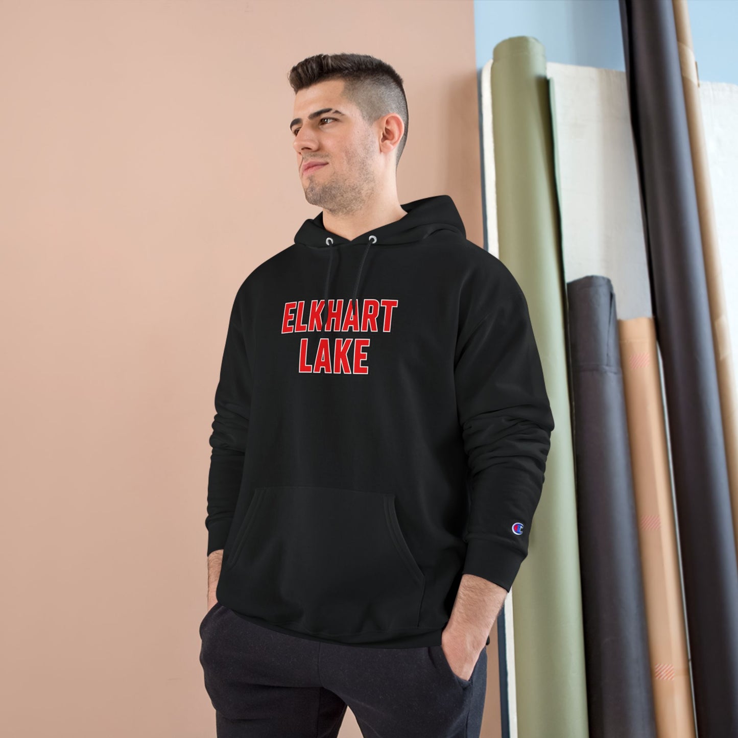 Elkhart Lake Cozy Hoodie, Perfect for Outdoor Adventures, Lake Days, Gifts for Nature Lovers, Comfortable Sweatshirt