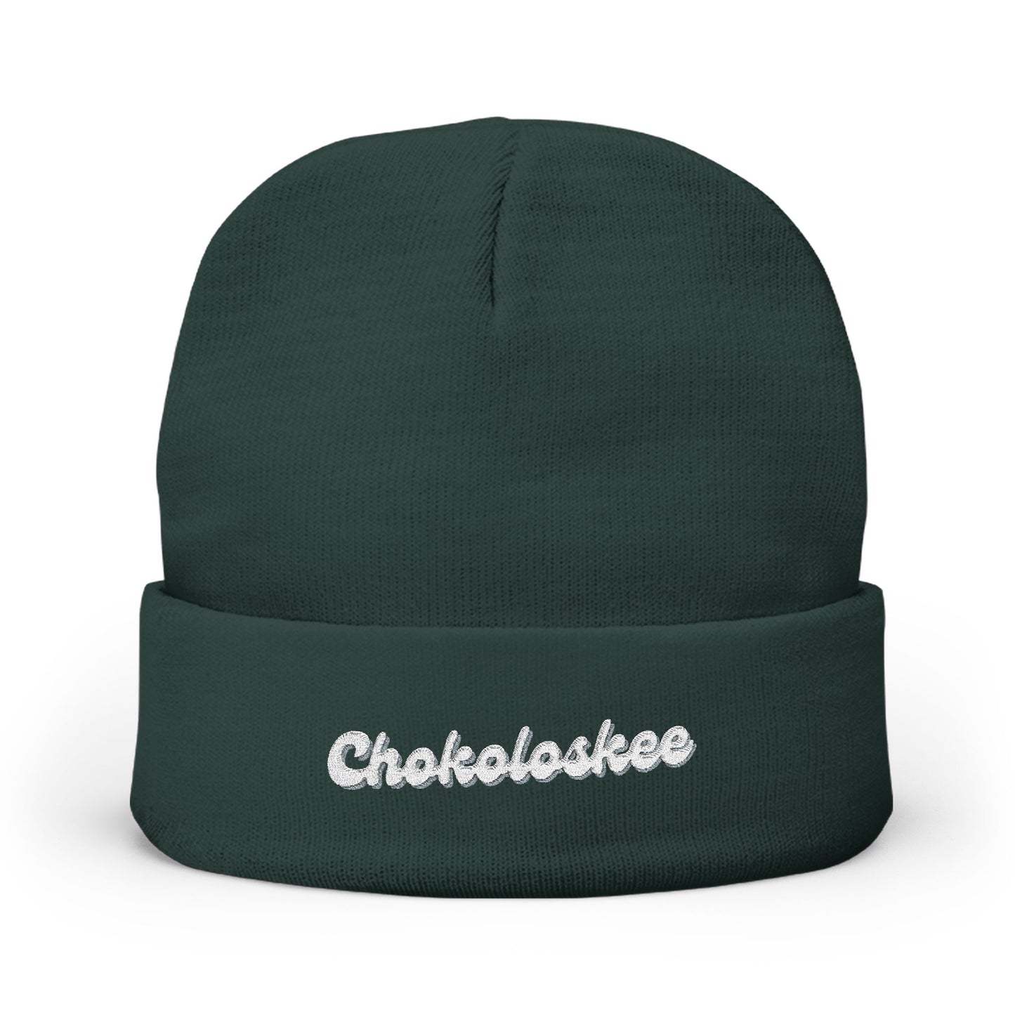Chokoloskee Cozy Embroidered Knit Beanie | Winter Hat, Casual Fashion Accessory, Gift for Him/Her, Cozy Style, Outdoor Wear
