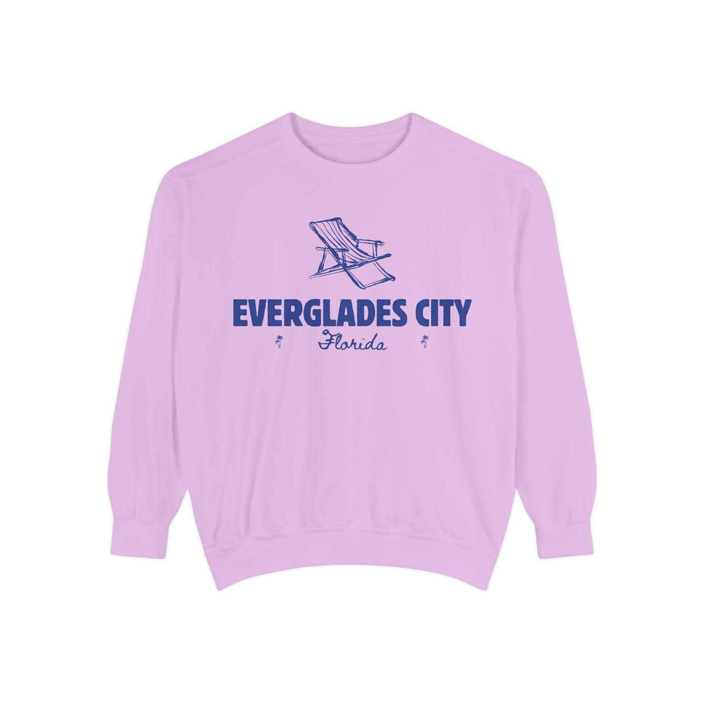 Everglades City Vibes Unisex Sweatshirt | Garment-Dyed Comfort, Perfect for Casual Outings, Travel, Gifts, Autumn Days