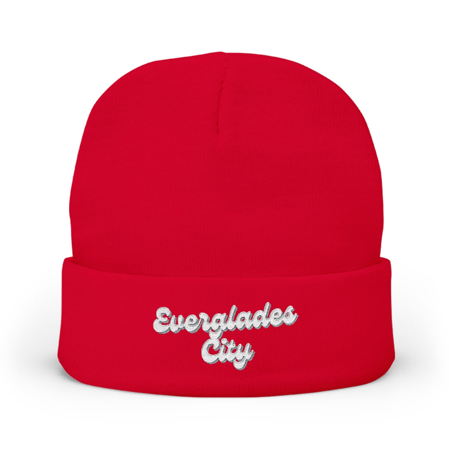 Everglades City Cozy Embroidered Knit Beanie | Winter Hat, Casual Fashion Accessory, Gift for Him/Her, Cozy Style, Outdoor Wear