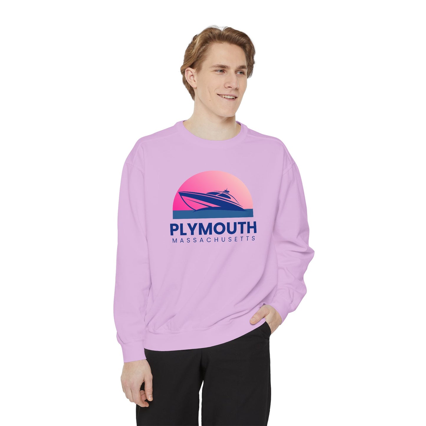 Plymouth Unisex Sweatshirt, Cozy, Perfect Autumn Gift, Relaxed Style for All