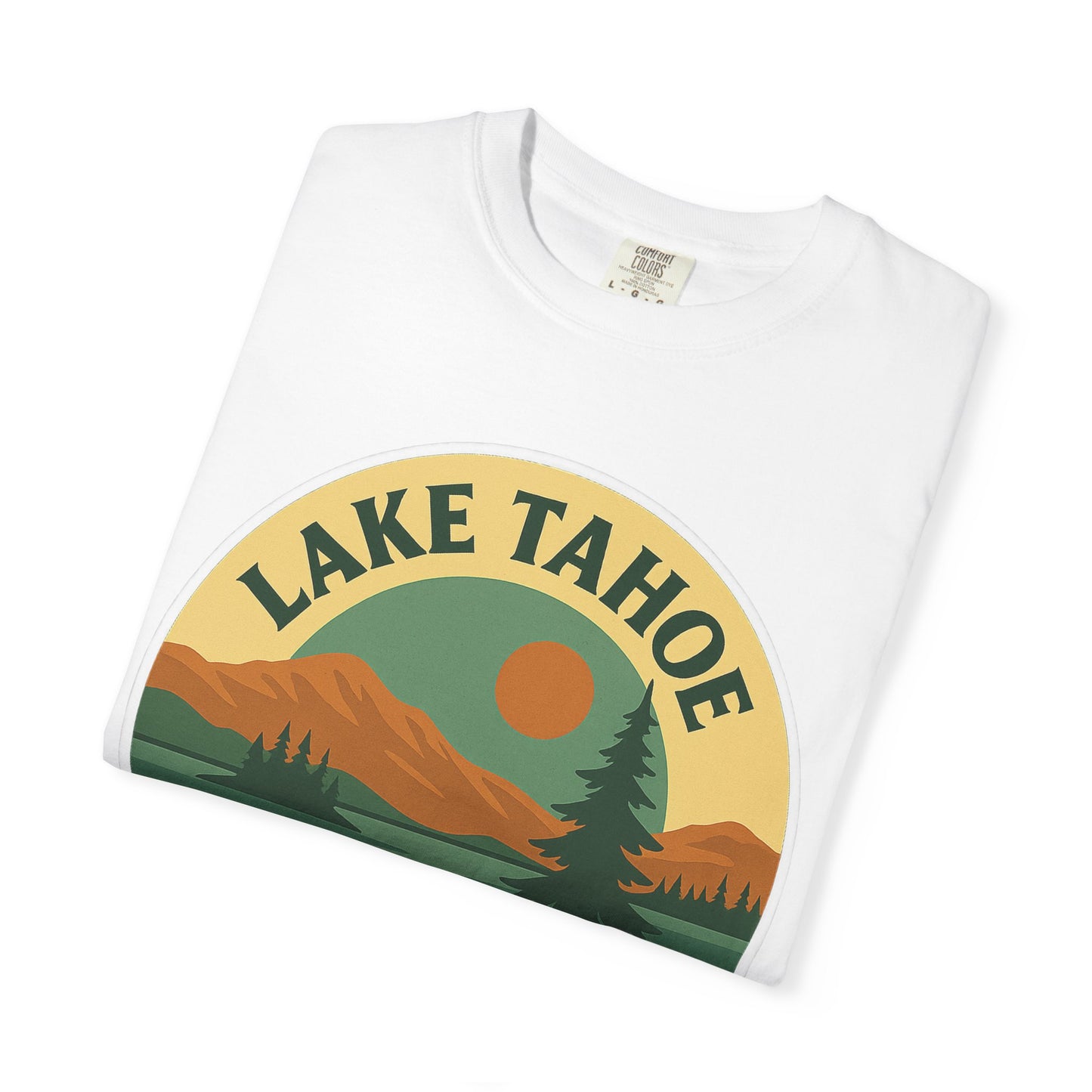 Lake Tahoe Unisex Garment-Dyed T-shirt