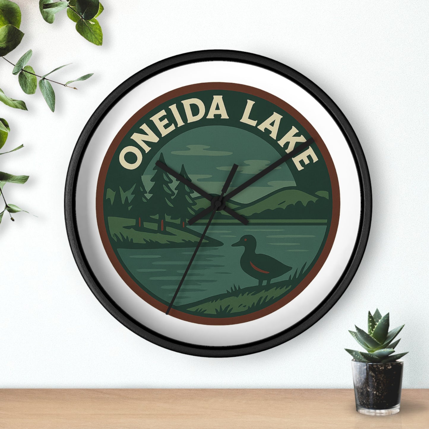 Oneida Lake Wall Clock