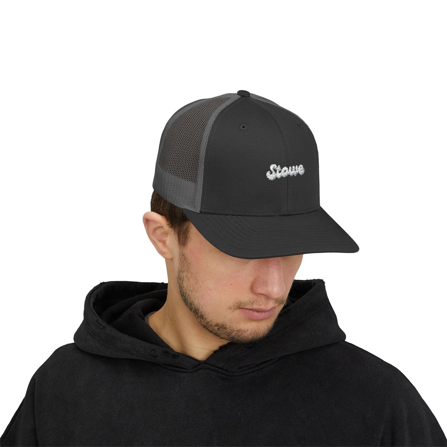 Stowe Sparkly Trucker Cap with Rhinestone 'Ballin' Style' Design | Trendy Snapback Hat for Fashion Lovers, Unisex Gift for Holidays