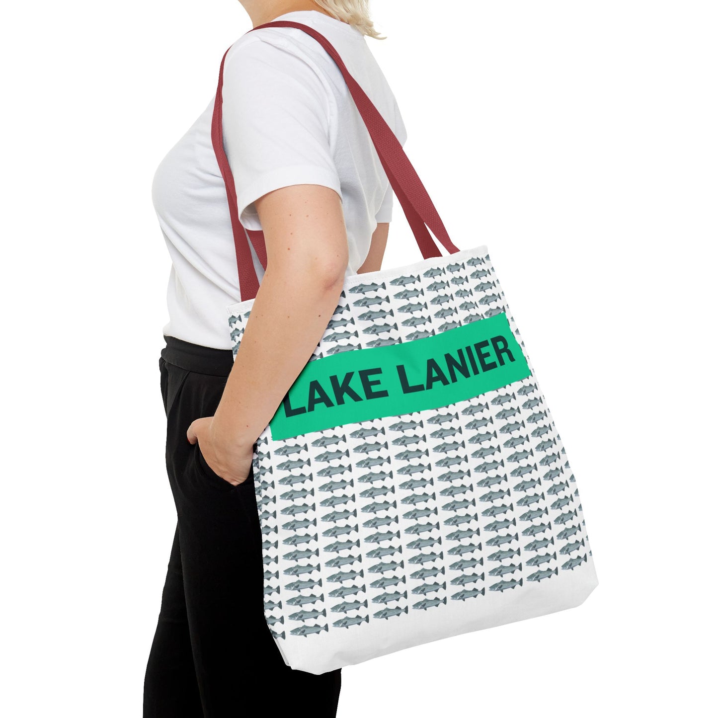 Lake Lanier Tote Bag | Stylish Beach Bag for Summer Outings, Lake Days, Eco-Friendly Shopping, Travel Tote