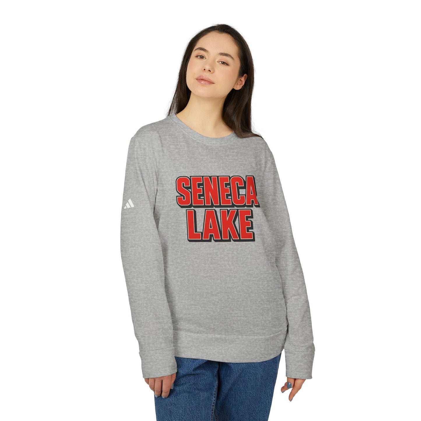 Seneca Lake Adidas Unisex Fleece Crewneck Sweatshirt