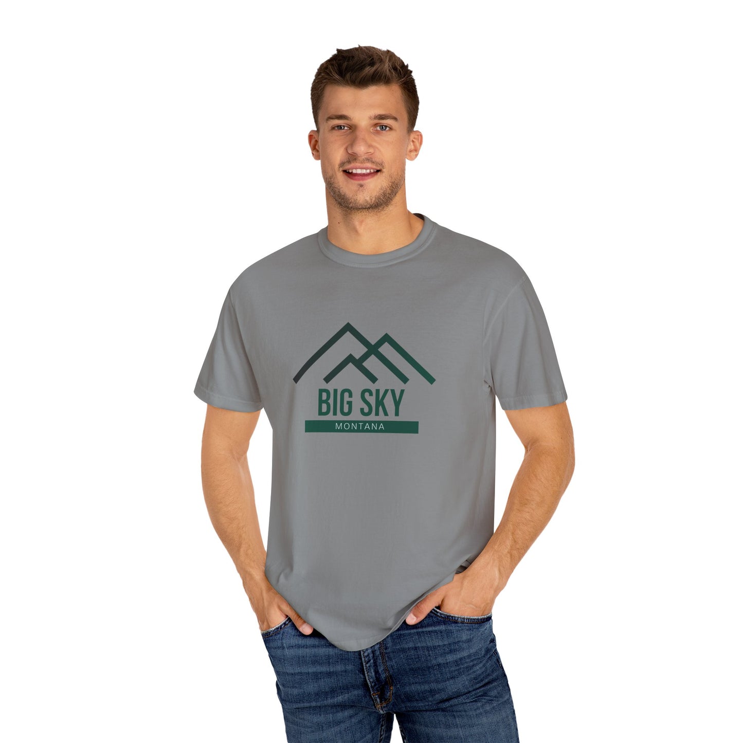 Big Sky Vibes, Unisex T-shirt, Casual Tee, Travel Souvenir, Vacation Top
