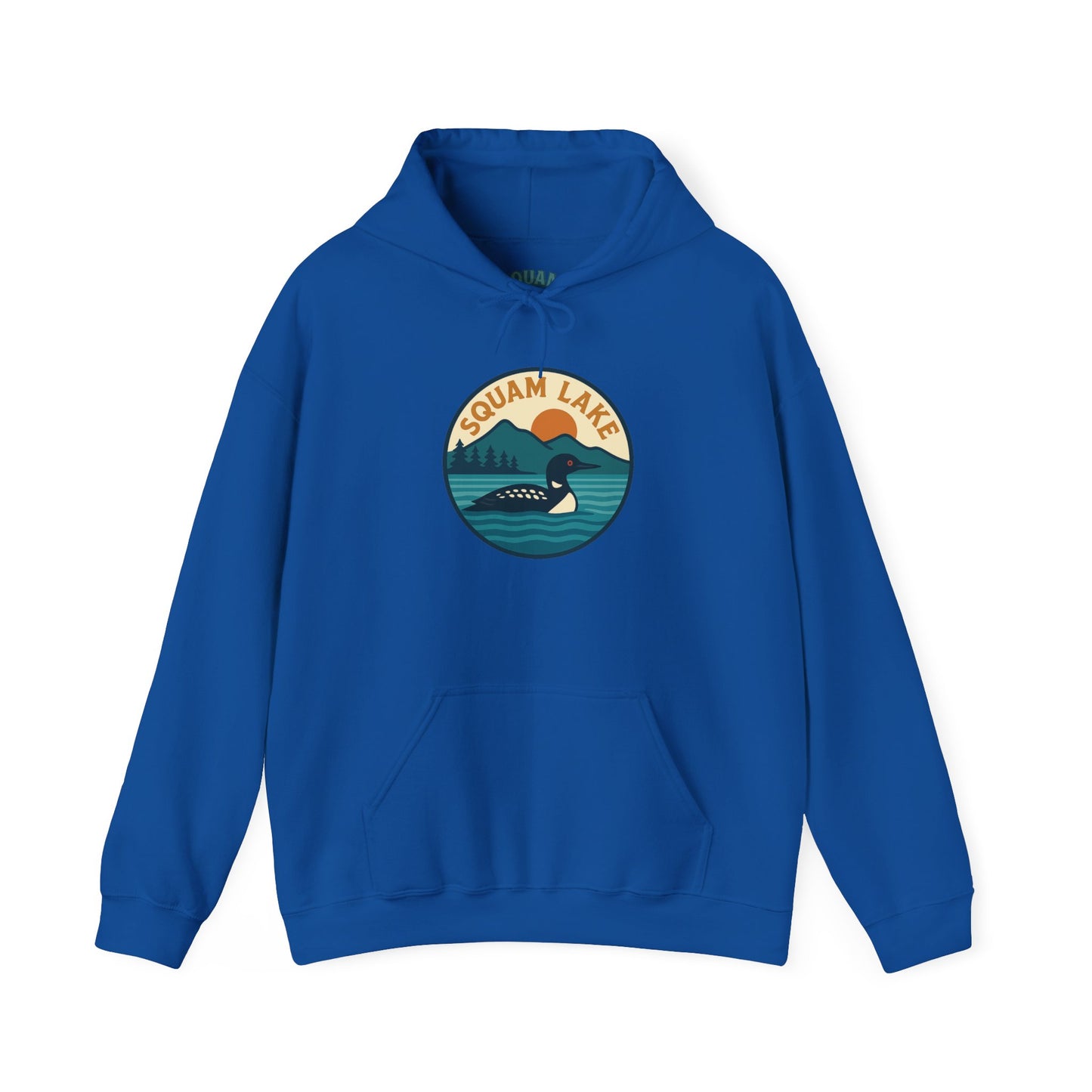 Squam Lake Hoodie, Cozy Casual Wear, Unisex Sweatshirt, Lake Lover Gift, Outdoor Adventure Apparel, Summer Retreat Fashion