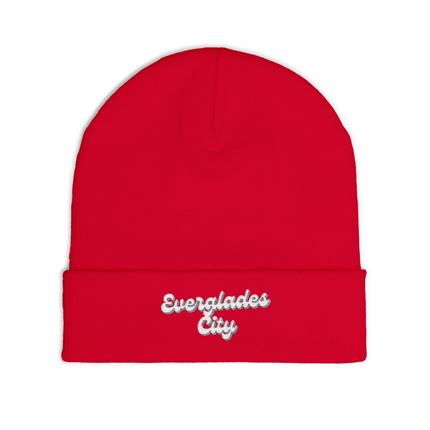 Everglades City Cozy Embroidered Knit Beanie | Winter Hat, Casual Fashion Accessory, Gift for Him/Her, Cozy Style, Outdoor Wear