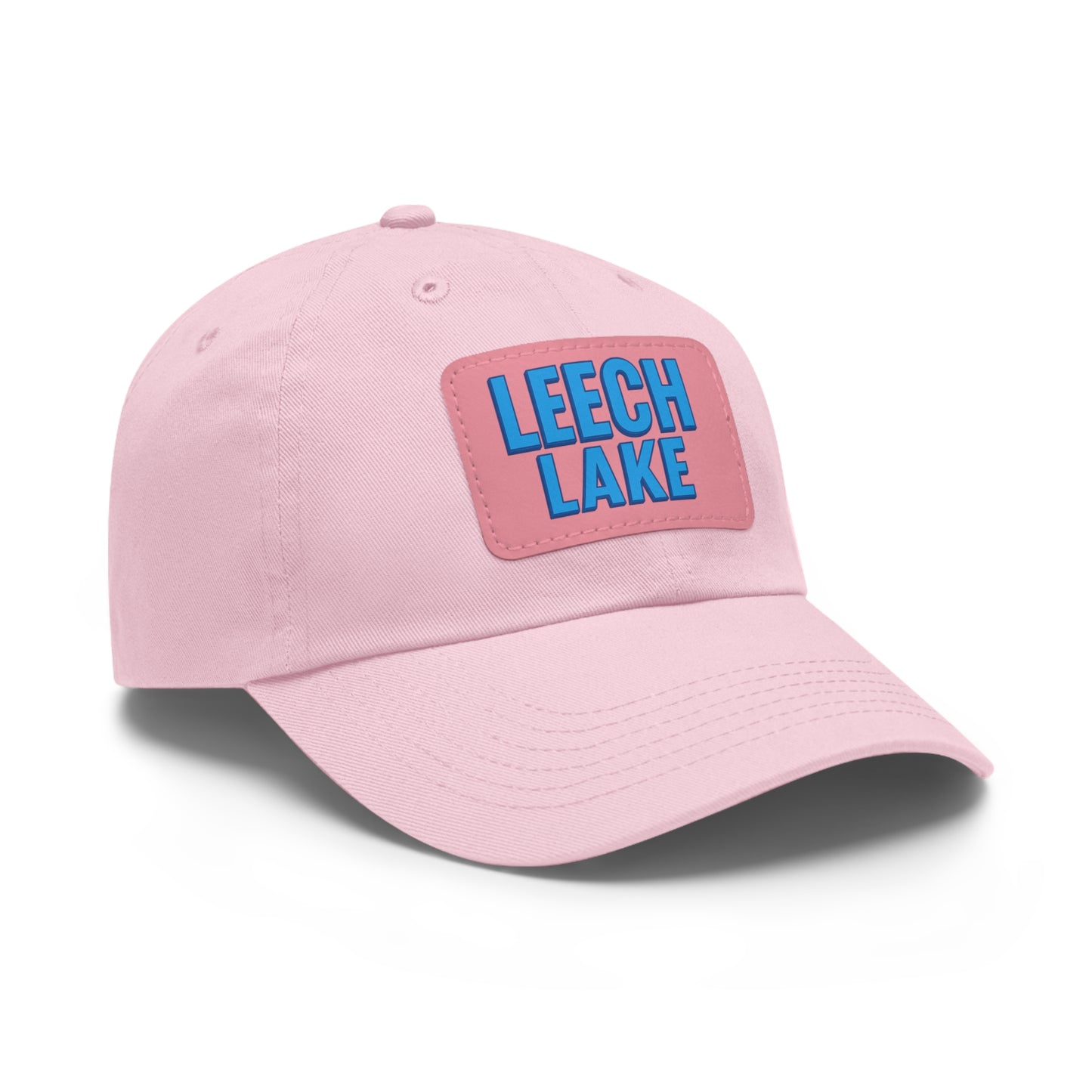 Leech Lake Dad Hat with Leather Patch (Rectangle)