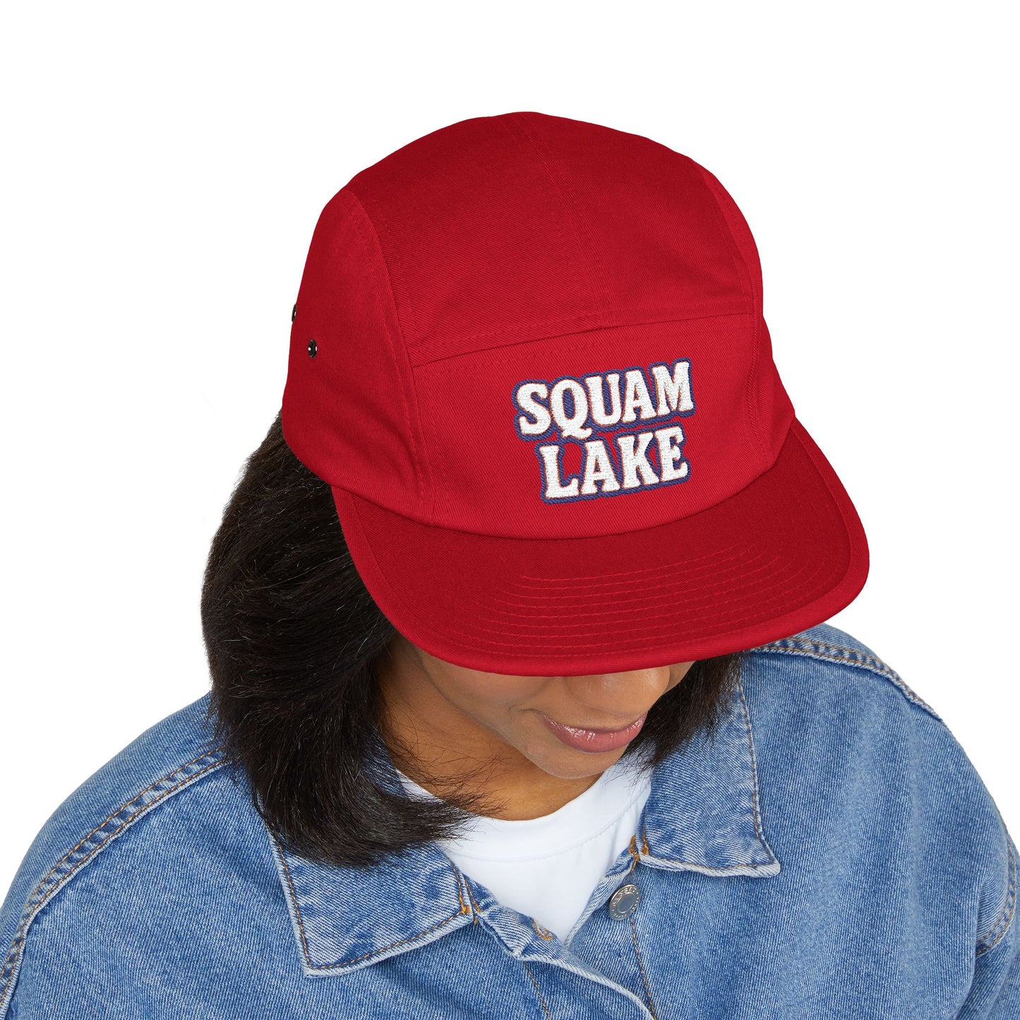 Squam Lake 5 Panel Cap (Embroidery)