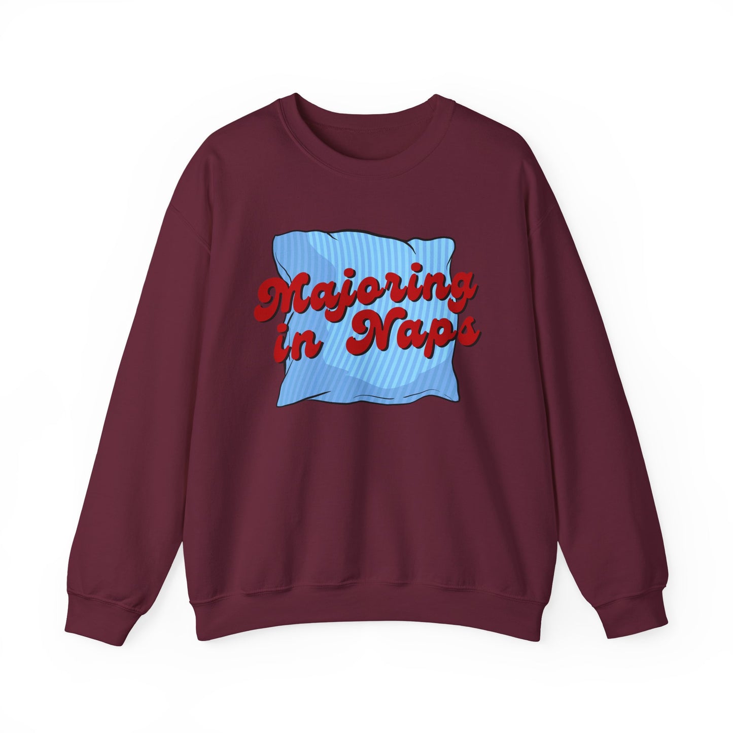 Nap Lover Sweatshirt | Major in Naps Crewneck | Unisex Gift for Nap Lovers | Comfy Apparel for Relaxation | Perfect for Holidays