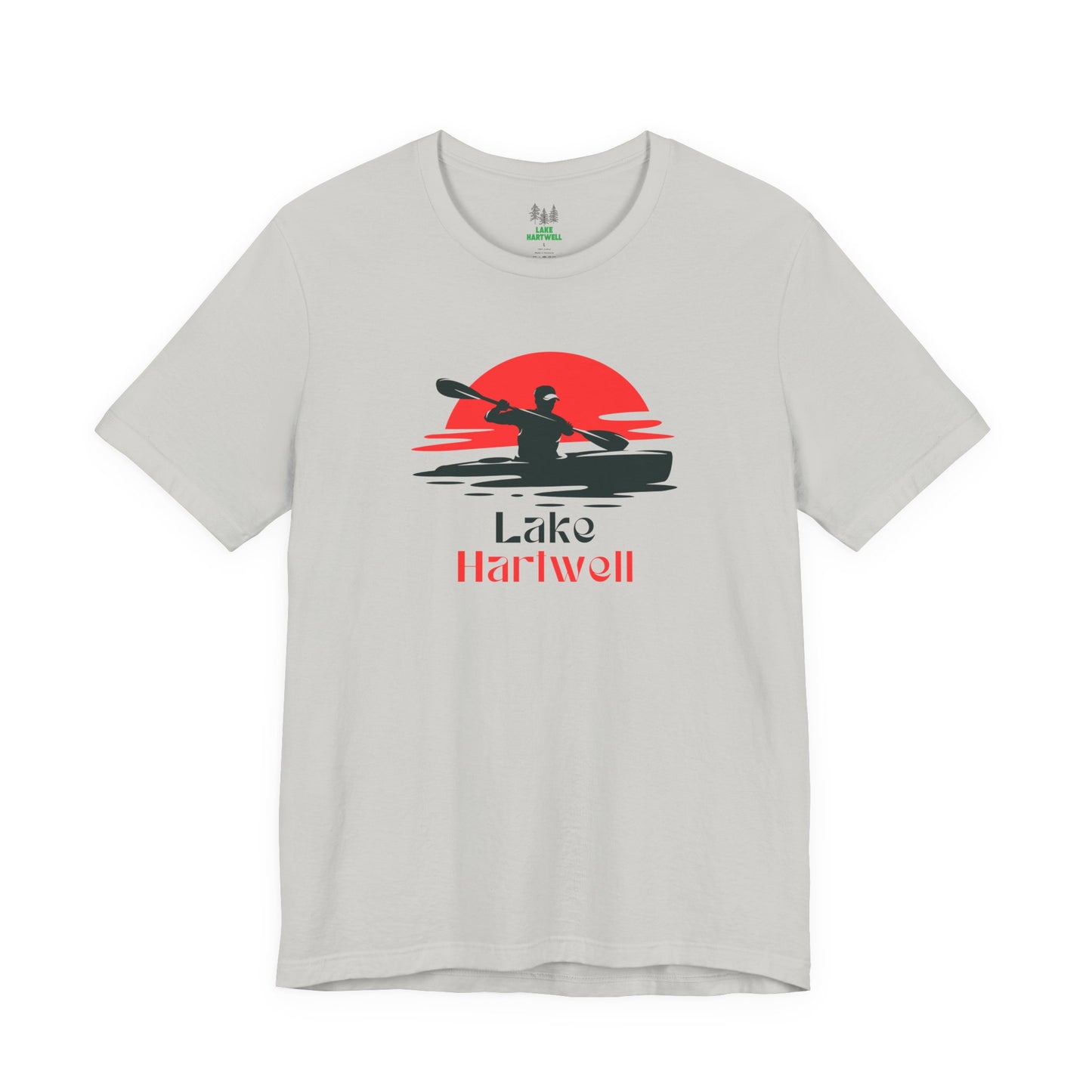 Lake Hartwell Tee - Kayaking Graphic Unisex Jersey Short Sleeve Shirt, Outdoor Adventure Gift, Summer Vibes, Lake Lover Apparel