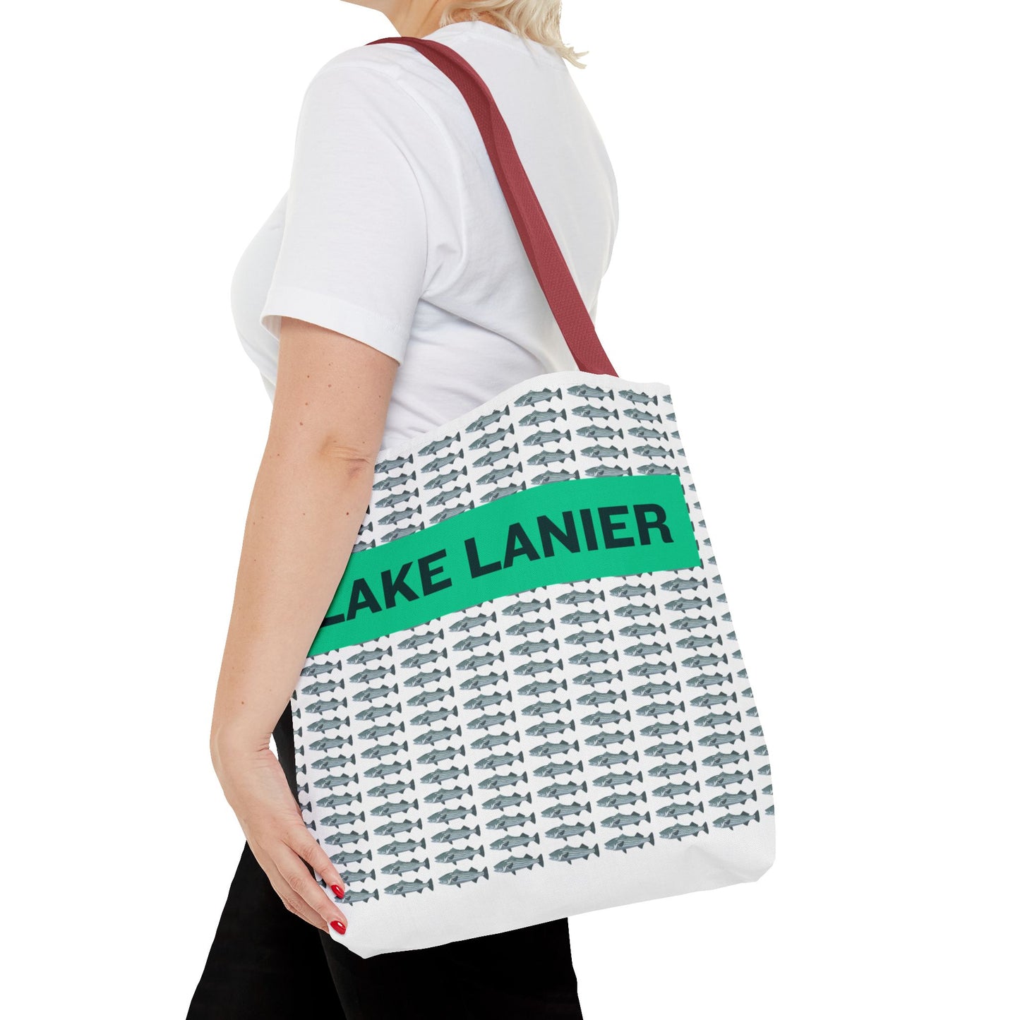 Lake Lanier Tote Bag | Stylish Beach Bag for Summer Outings, Lake Days, Eco-Friendly Shopping, Travel Tote