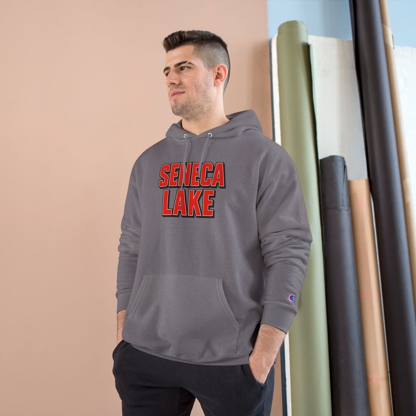 Seneca Lake Cozy Hoodie, Perfect for Outdoor Adventures, Lake Days, Gifts for Nature Lovers, Comfortable Sweatshirt