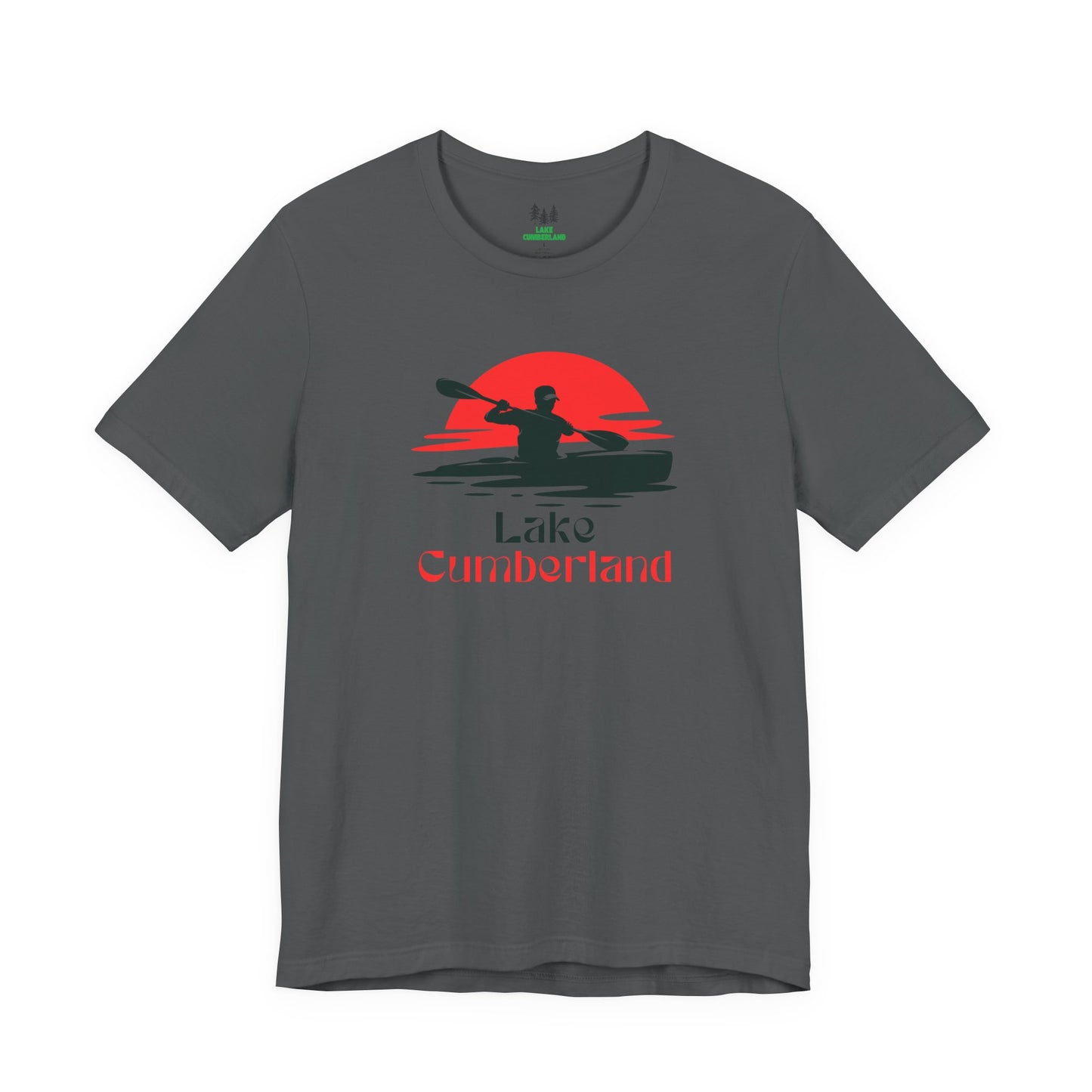 Lake Cumberland Tee - Kayaking Graphic Unisex Jersey Short Sleeve Shirt, Outdoor Adventure Gift, Summer Vibes, Lake Lover Apparel