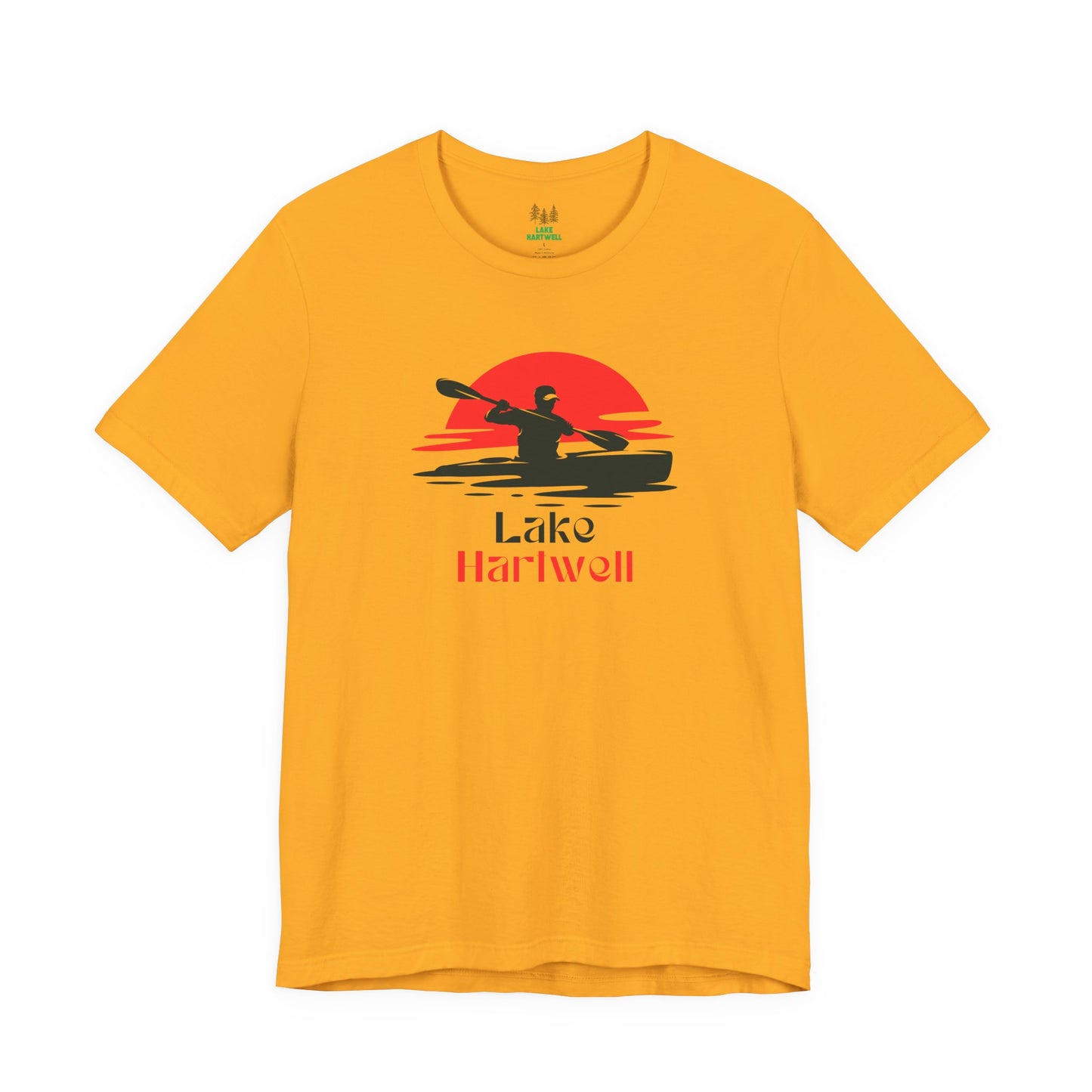 Lake Hartwell Tee - Kayaking Graphic Unisex Jersey Short Sleeve Shirt, Outdoor Adventure Gift, Summer Vibes, Lake Lover Apparel